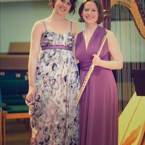 Floral formal strapless dress